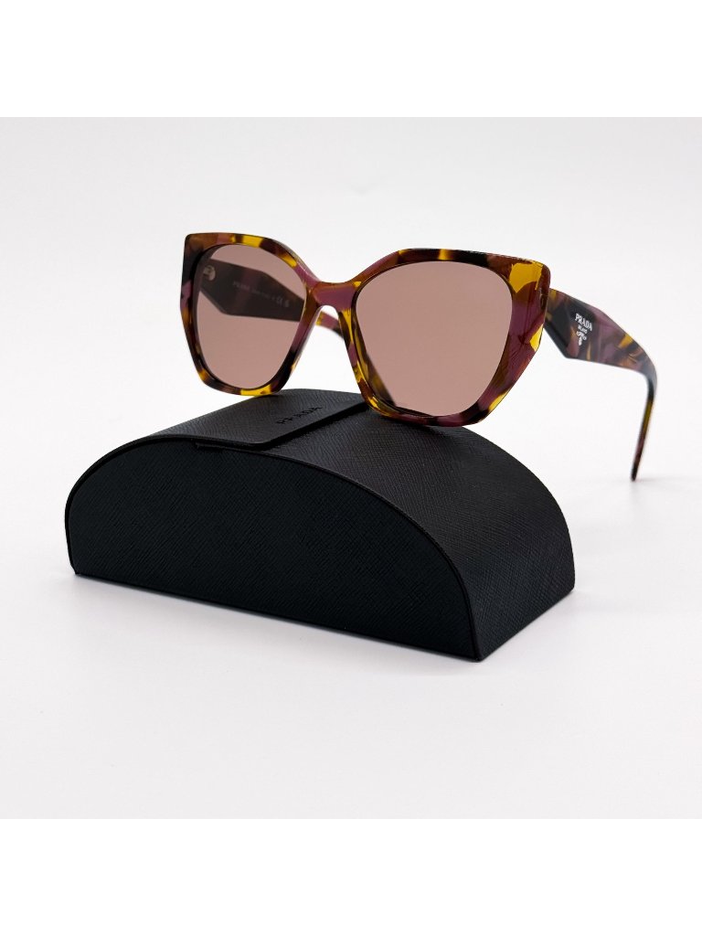 New Prada Sunglasses Pr19zs 18n10d Oversized Havana Women Pr 19zs, Spr 19z